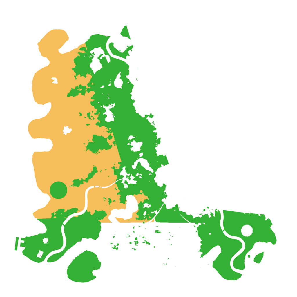 Biome Rust Map: Procedural Map, Size: 4500, Seed: 7050802