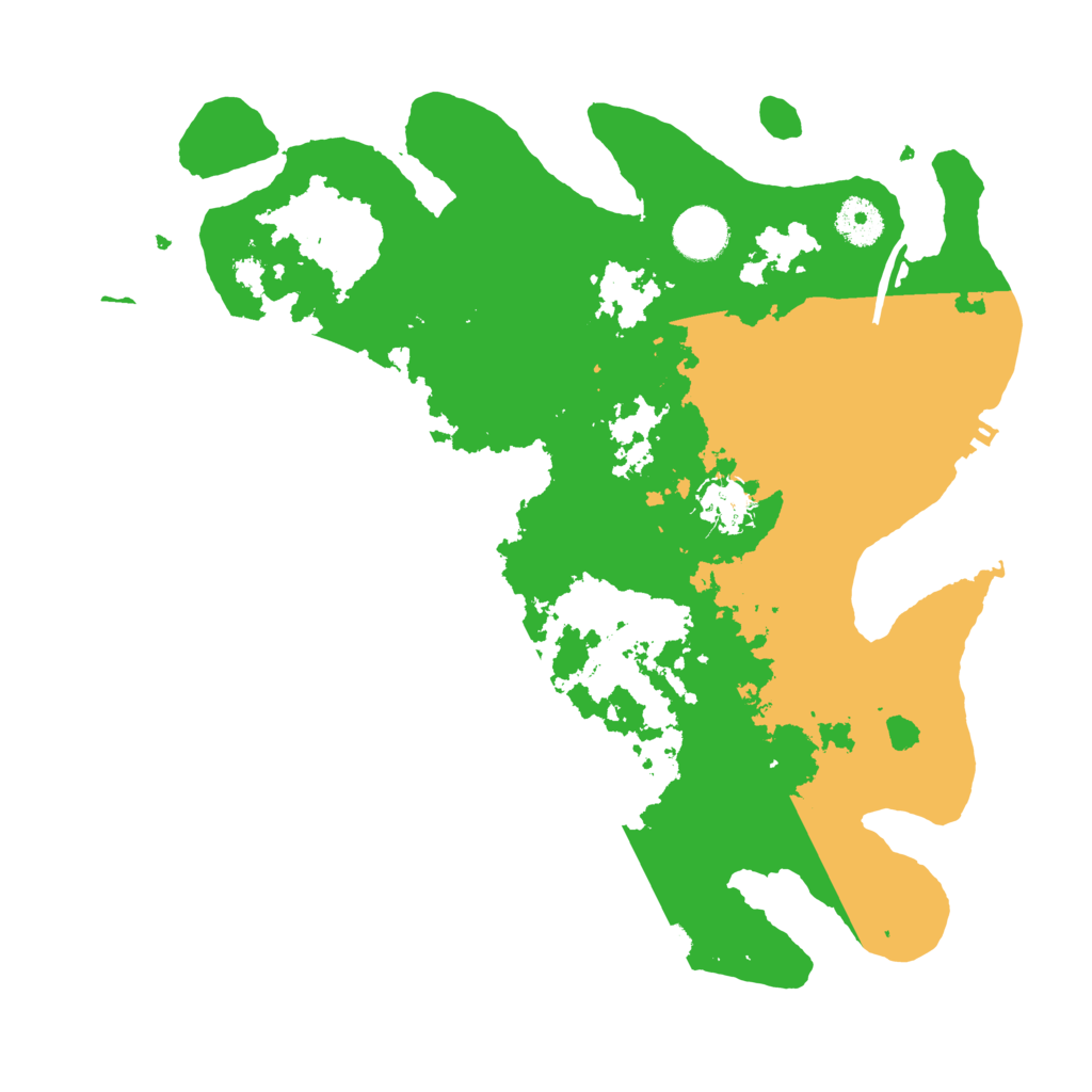 Biome Rust Map: Procedural Map, Size: 3500, Seed: 545553220