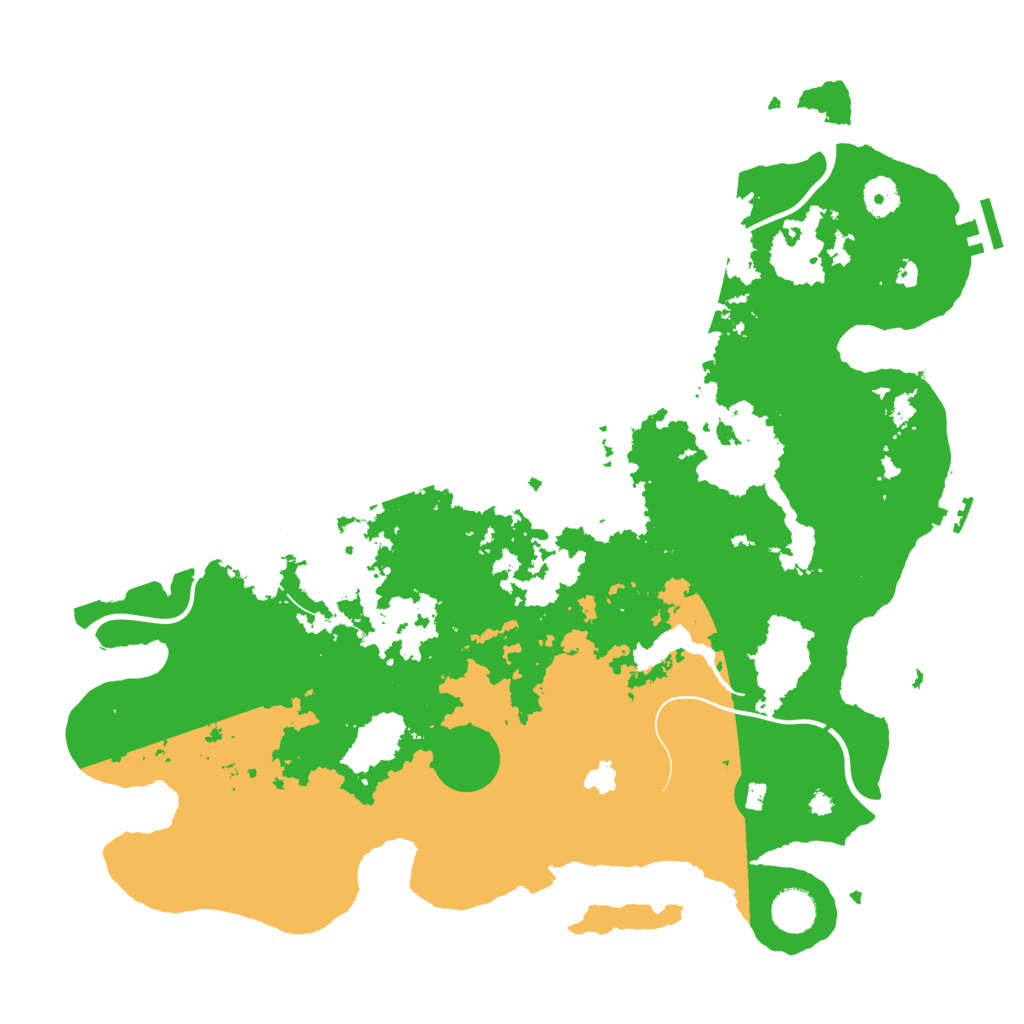 Biome Rust Map: Procedural Map, Size: 4050, Seed: 648252