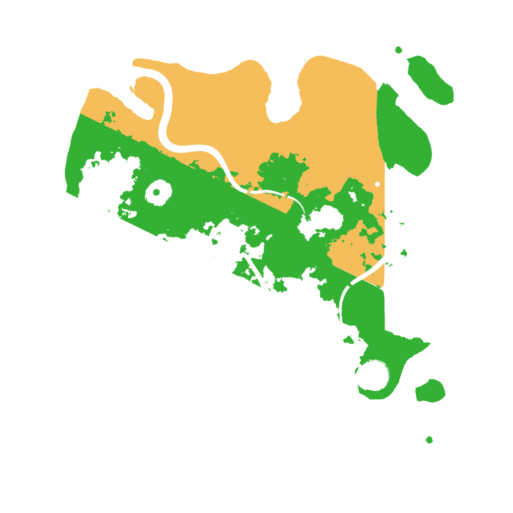 Biome Rust Map: Procedural Map, Size: 3000, Seed: 18154972
