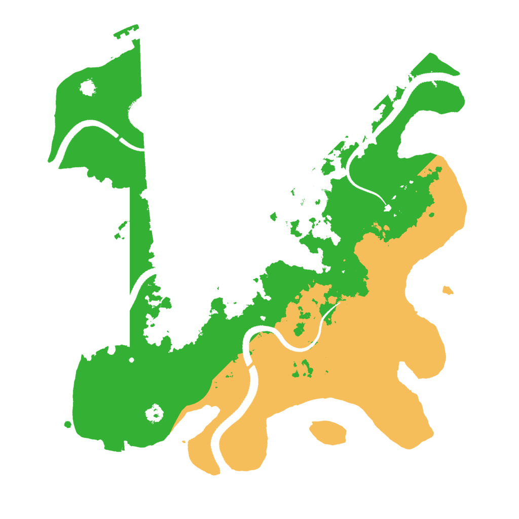 Biome Rust Map: Procedural Map, Size: 3000, Seed: 809011815