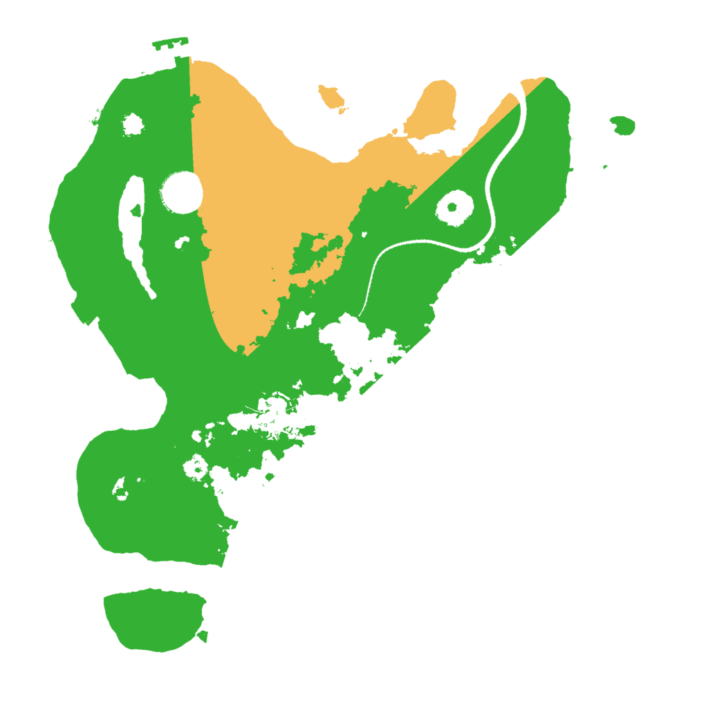 Biome Rust Map: Procedural Map, Size: 3000, Seed: 1036231462