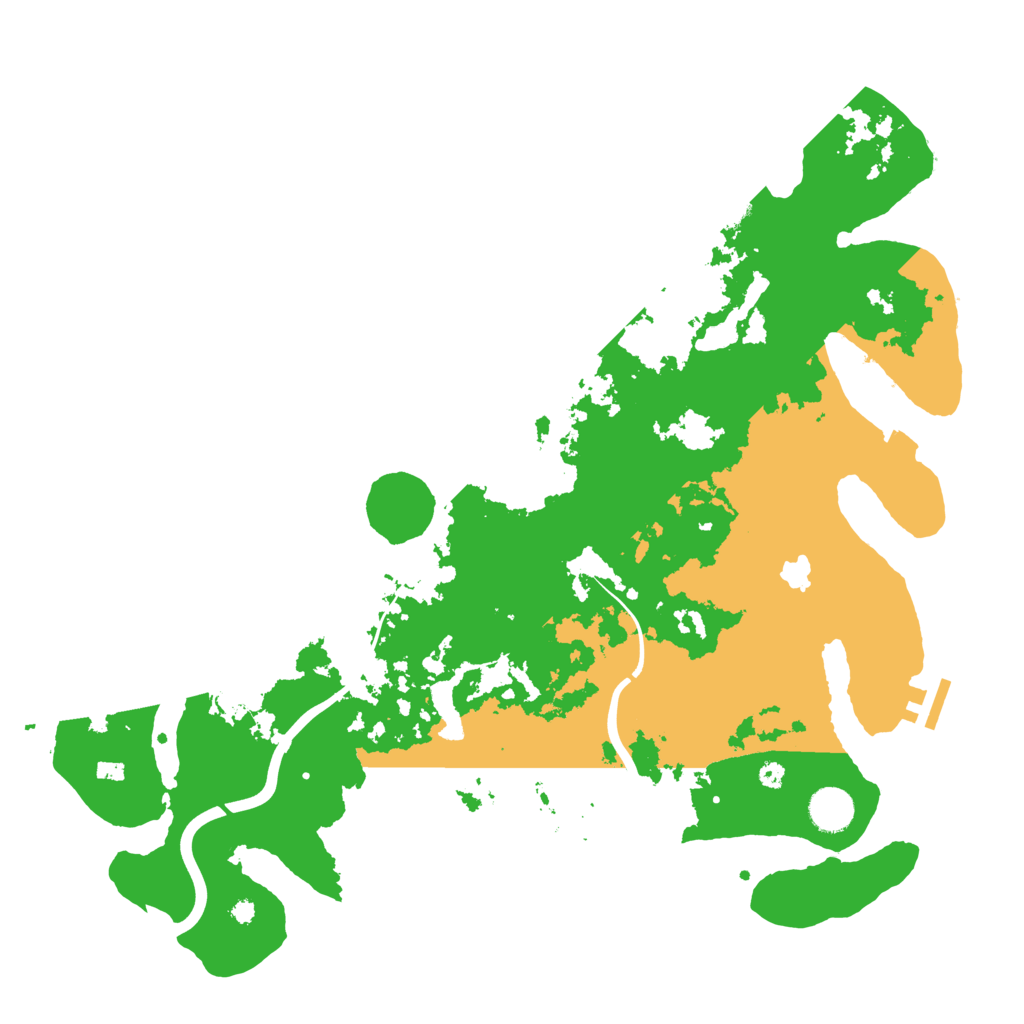 Biome Rust Map: Procedural Map, Size: 4000, Seed: 224597980