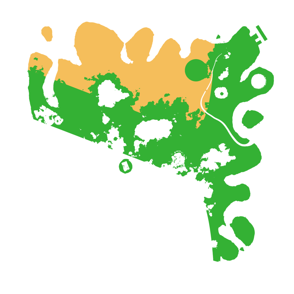 Biome Rust Map: Procedural Map, Size: 3500, Seed: 1030131814