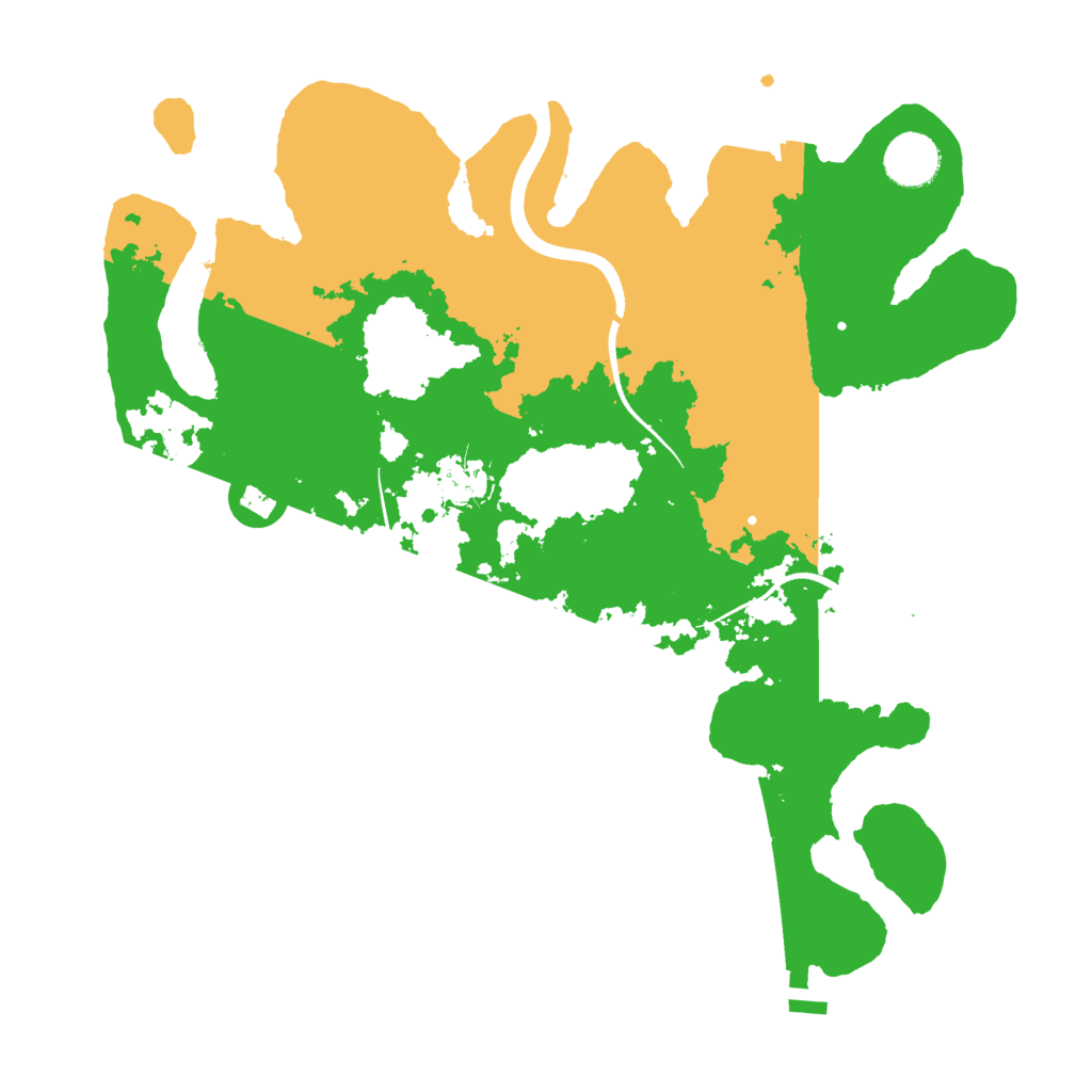 Biome Rust Map: Procedural Map, Size: 3500, Seed: 1030131814