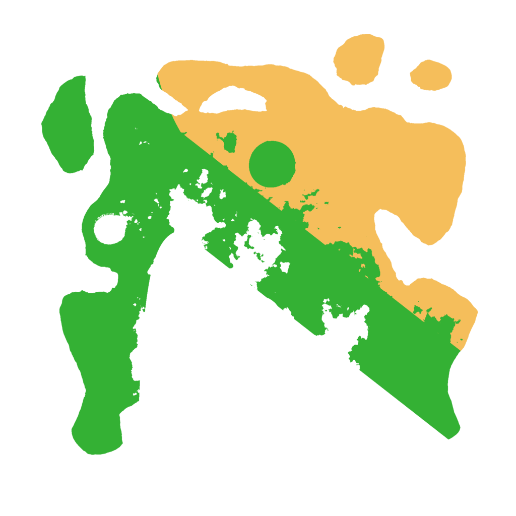 Biome Rust Map: Barren, Size: 3000, Seed: 1760166267