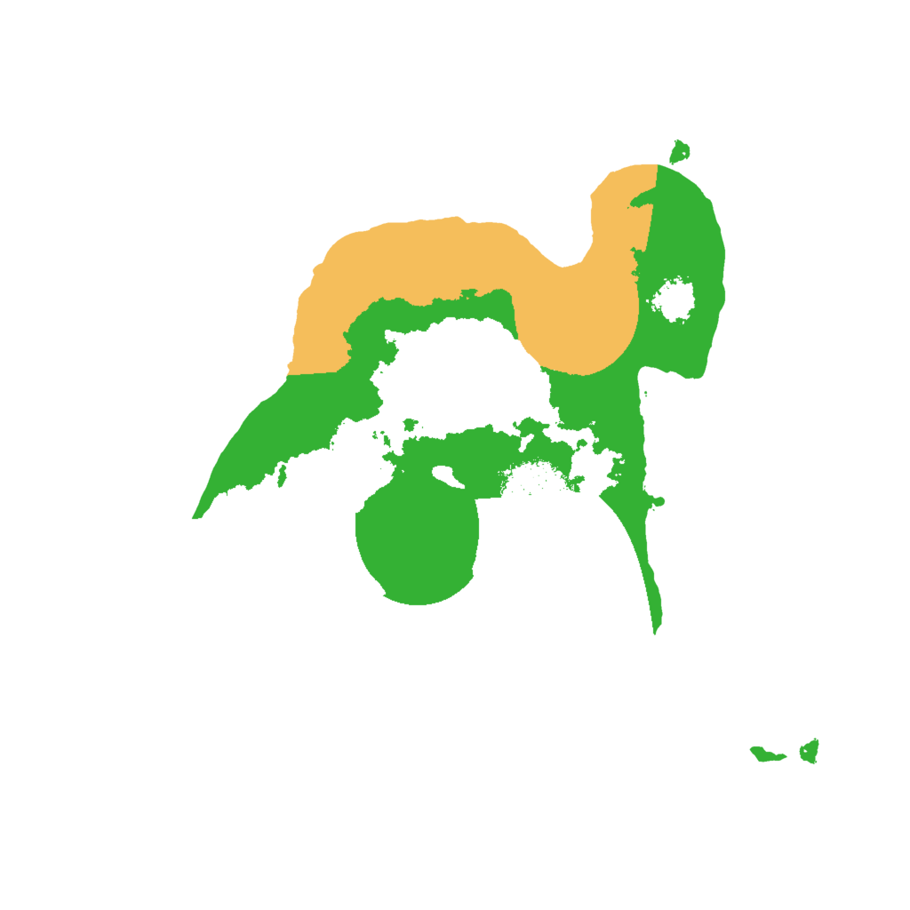 Biome Rust Map: Procedural Map, Size: 2000, Seed: 536853205