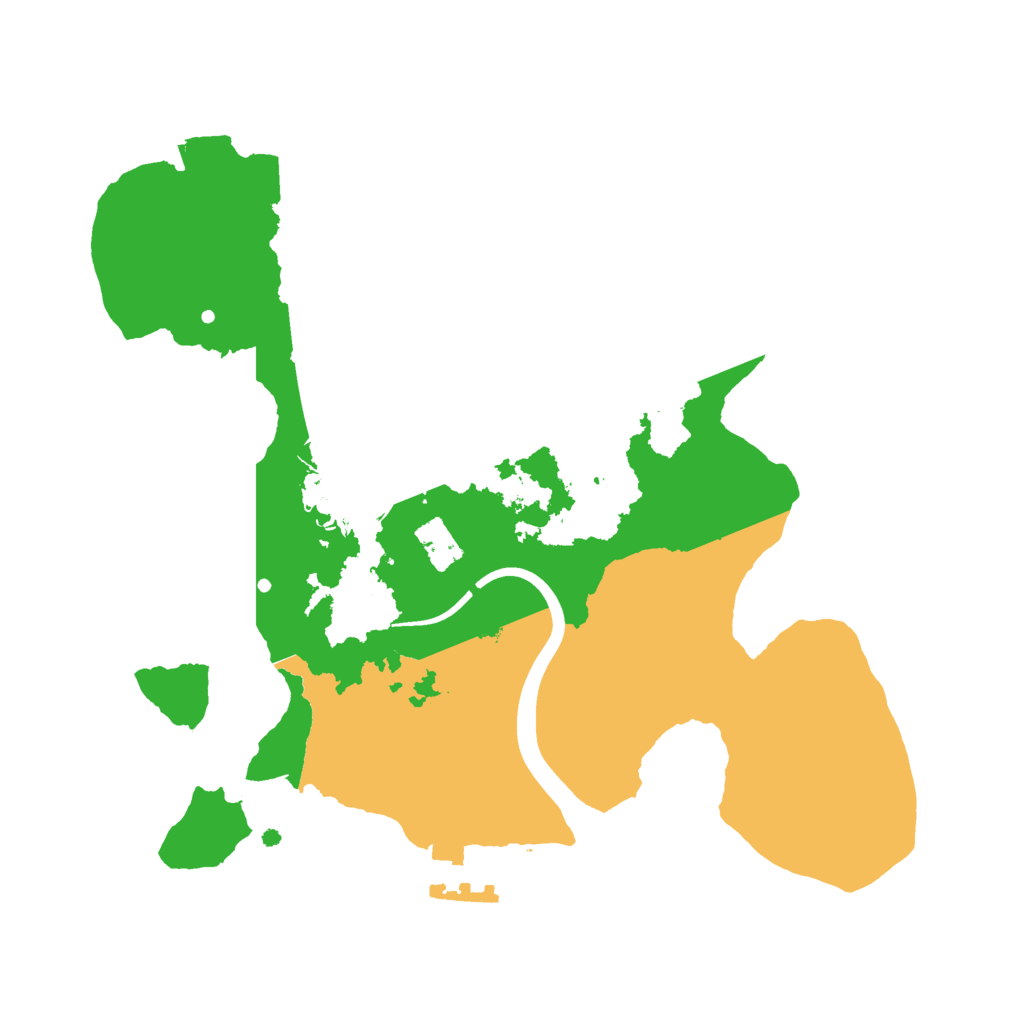 Biome Rust Map: Procedural Map, Size: 2250, Seed: 984155