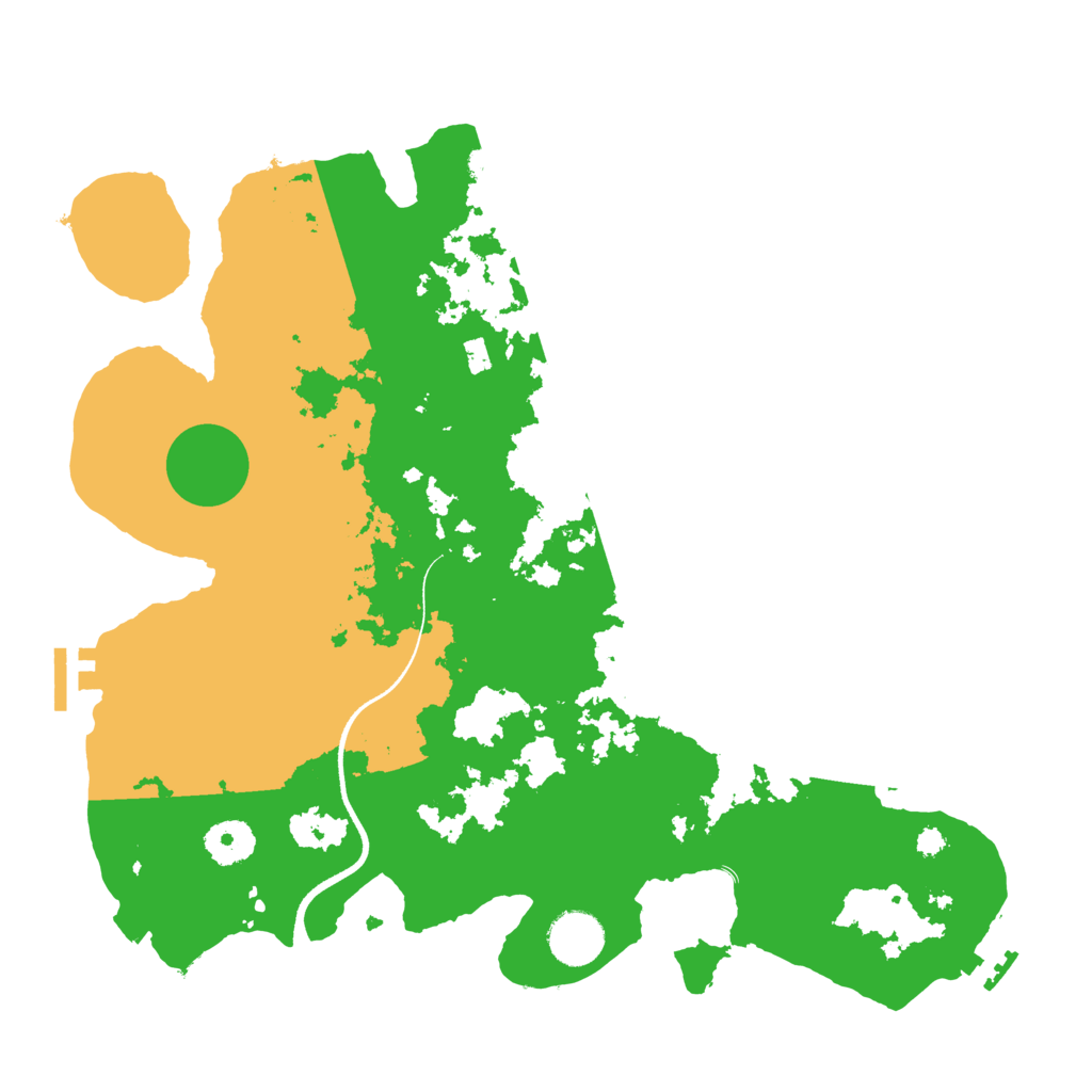 Biome Rust Map: Procedural Map, Size: 3500, Seed: 1704317390