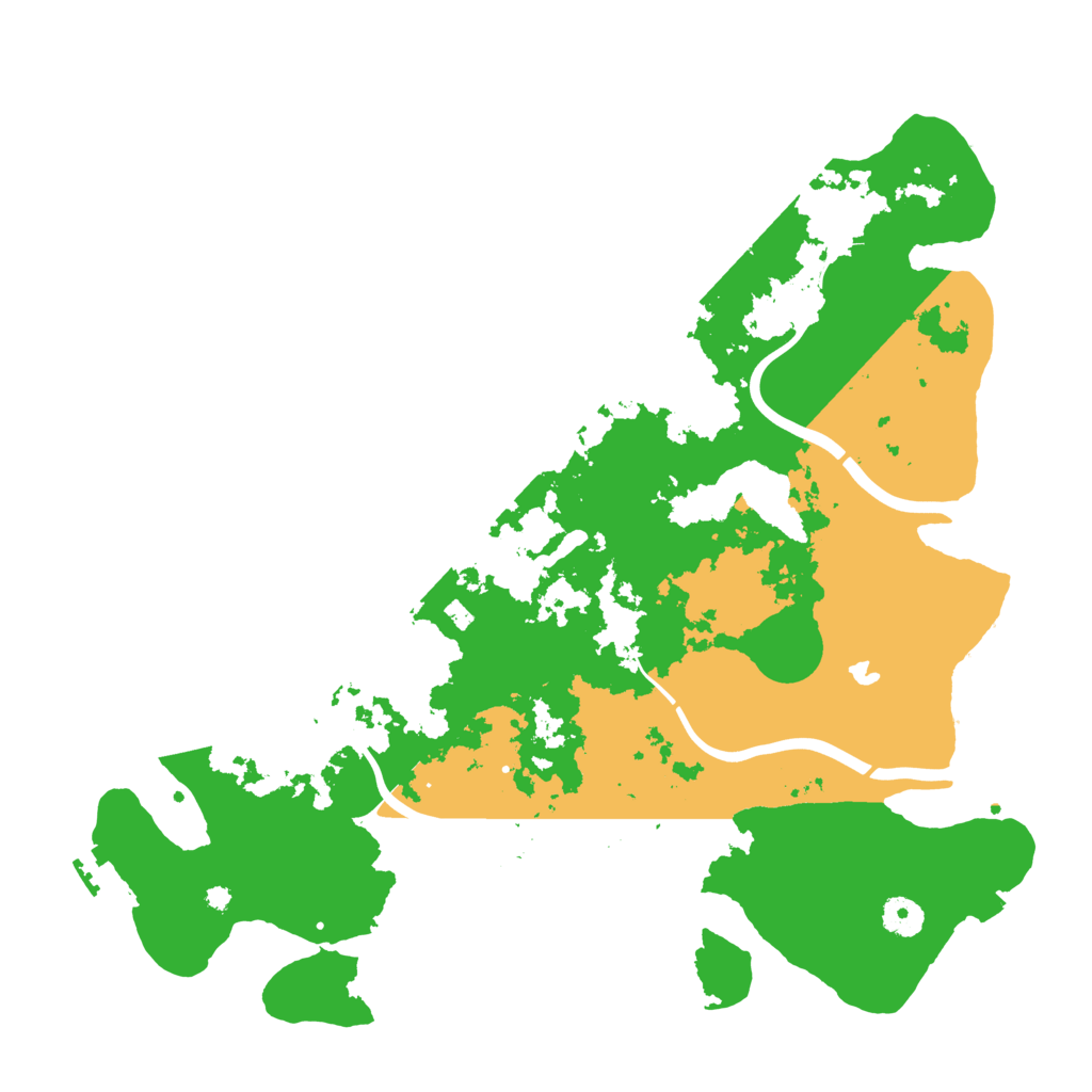 Biome Rust Map: Procedural Map, Size: 4050, Seed: 731672991