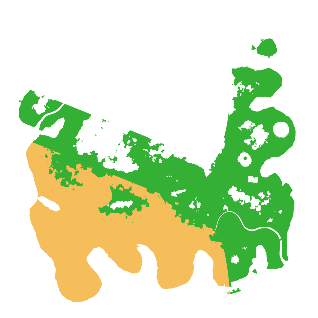 Biome Rust Map: Procedural Map, Size: 3500, Seed: 811226250