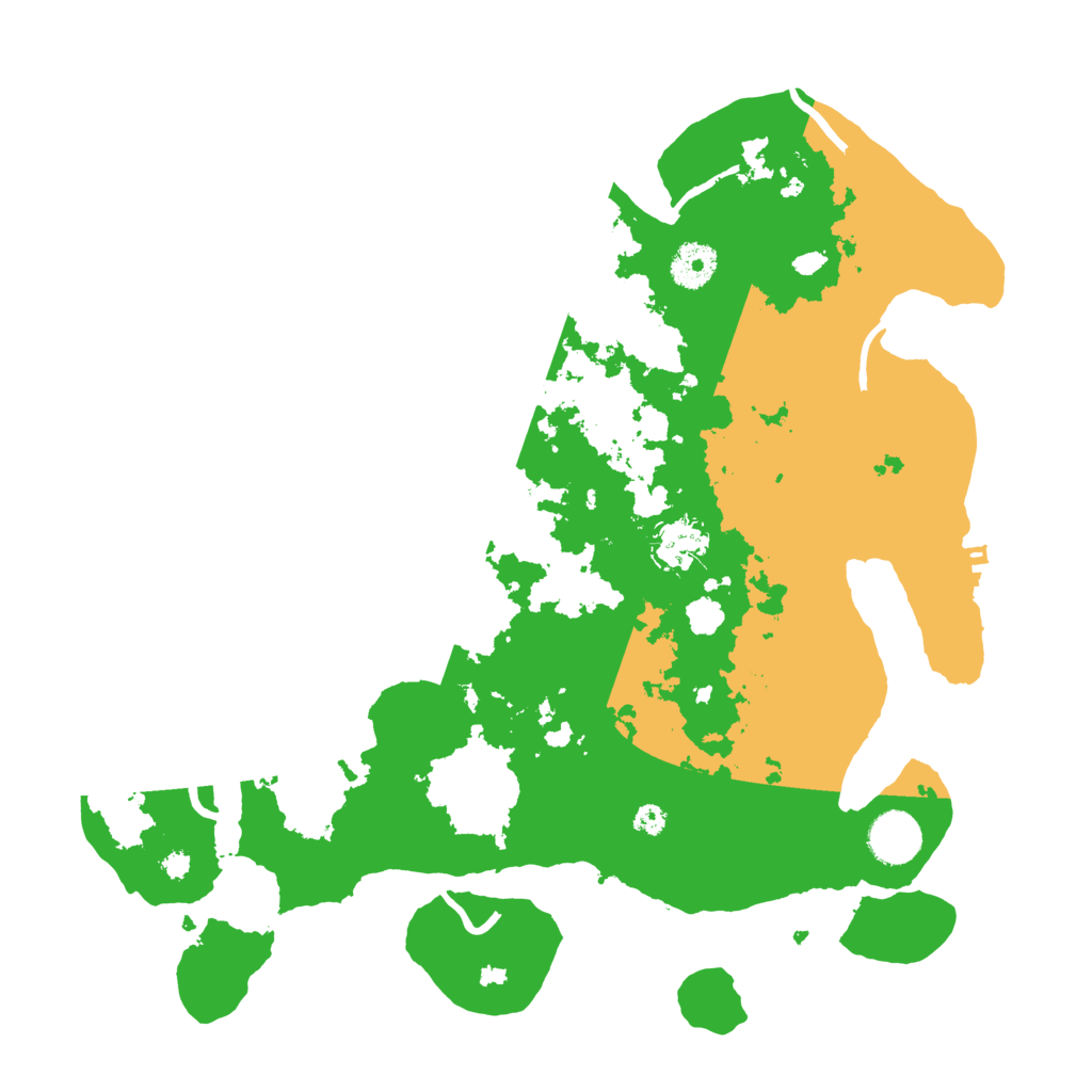 Biome Rust Map: Procedural Map, Size: 3600, Seed: 383020