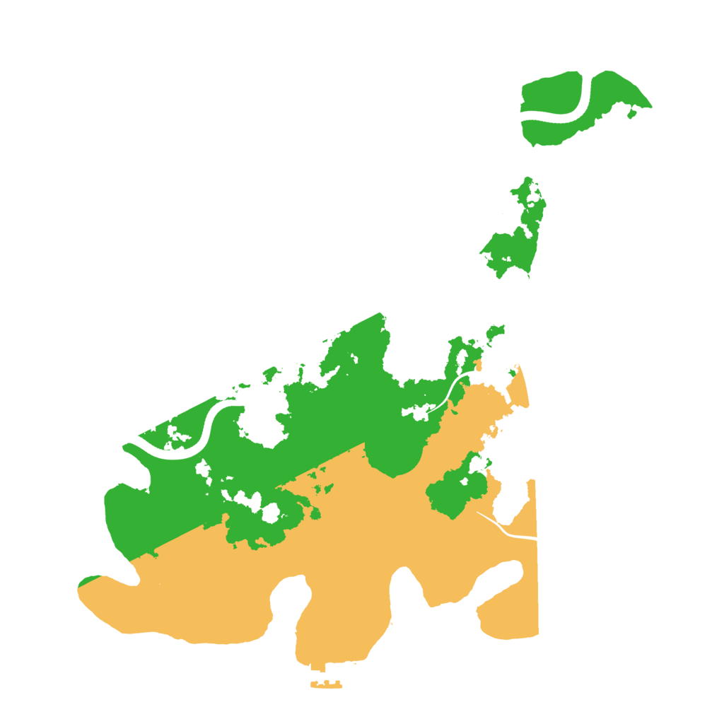 Biome Rust Map: Procedural Map, Size: 3500, Seed: 1371349069