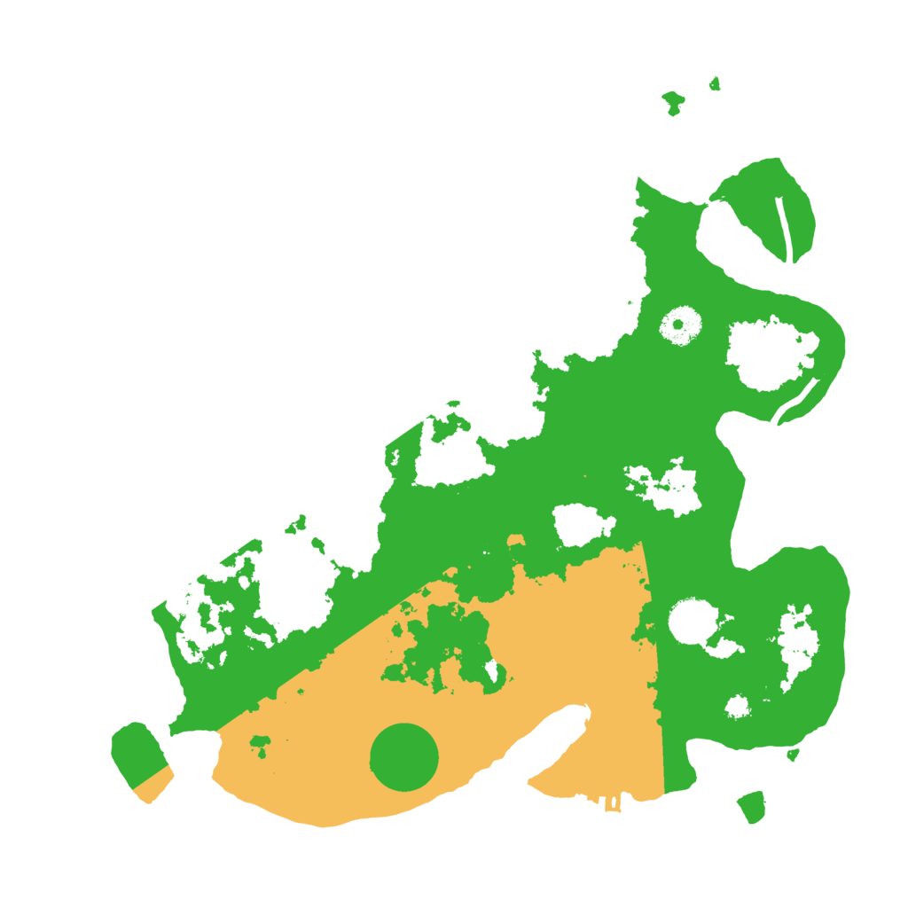 Biome Rust Map: Procedural Map, Size: 3500, Seed: 698008480