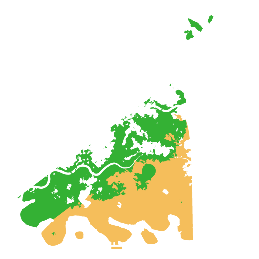 Biome Rust Map: Procedural Map, Size: 5000, Seed: 1110