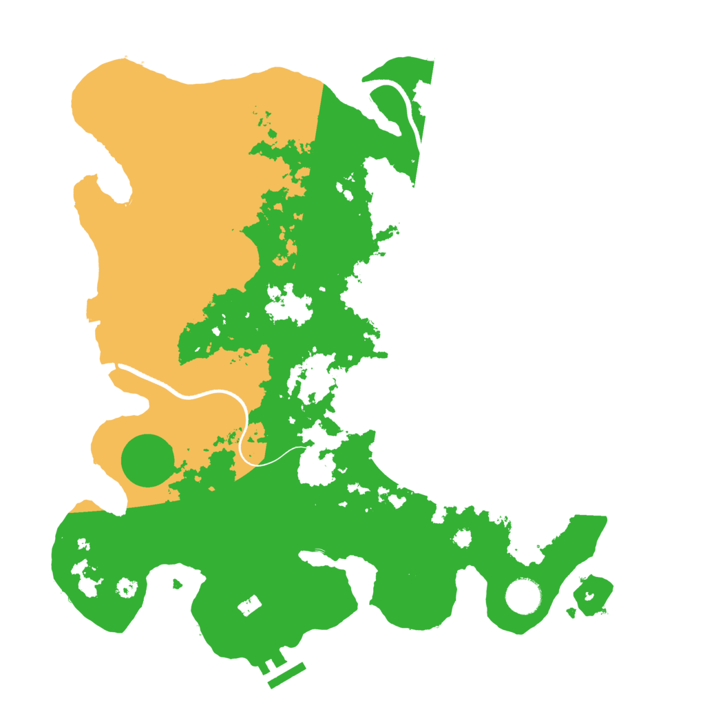 Biome Rust Map: Procedural Map, Size: 3500, Seed: 630780723