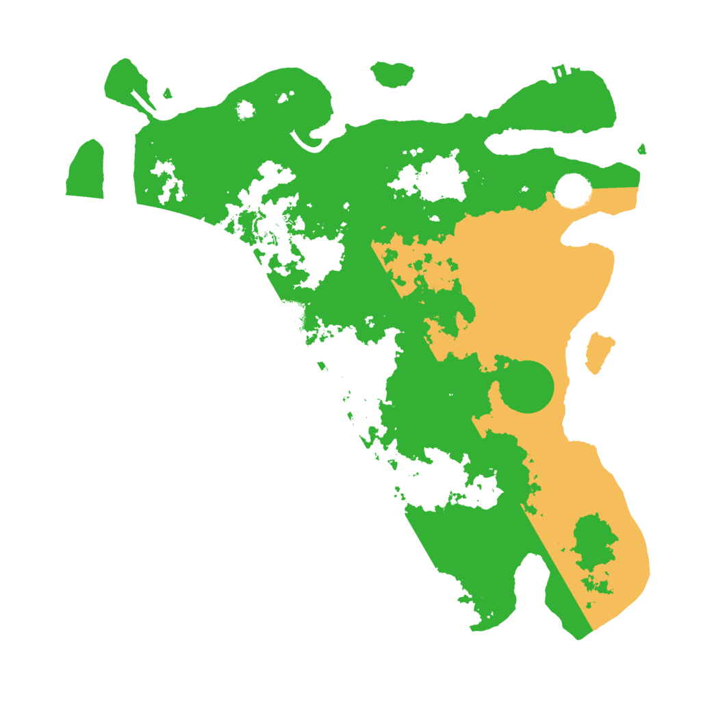 Biome Rust Map: Procedural Map, Size: 3500, Seed: 565333214