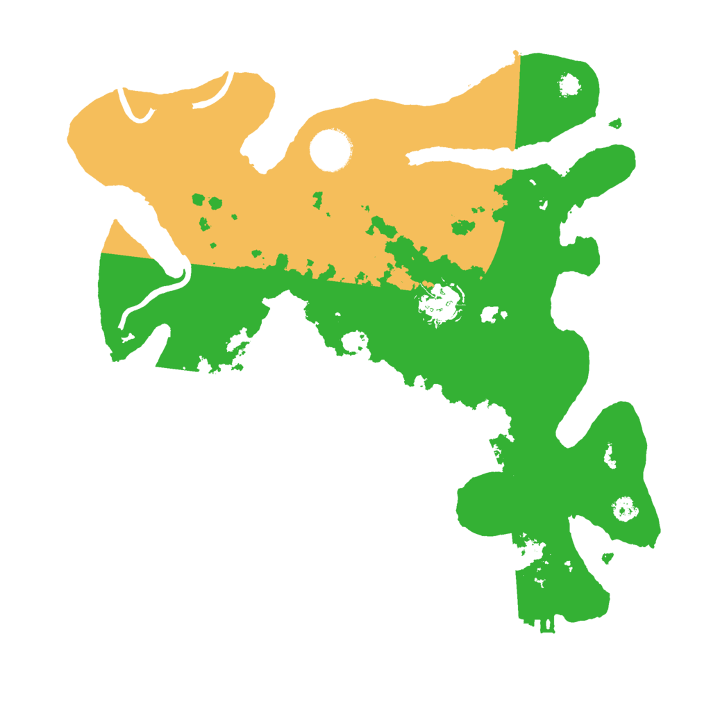 Biome Rust Map: Procedural Map, Size: 3000, Seed: 32500
