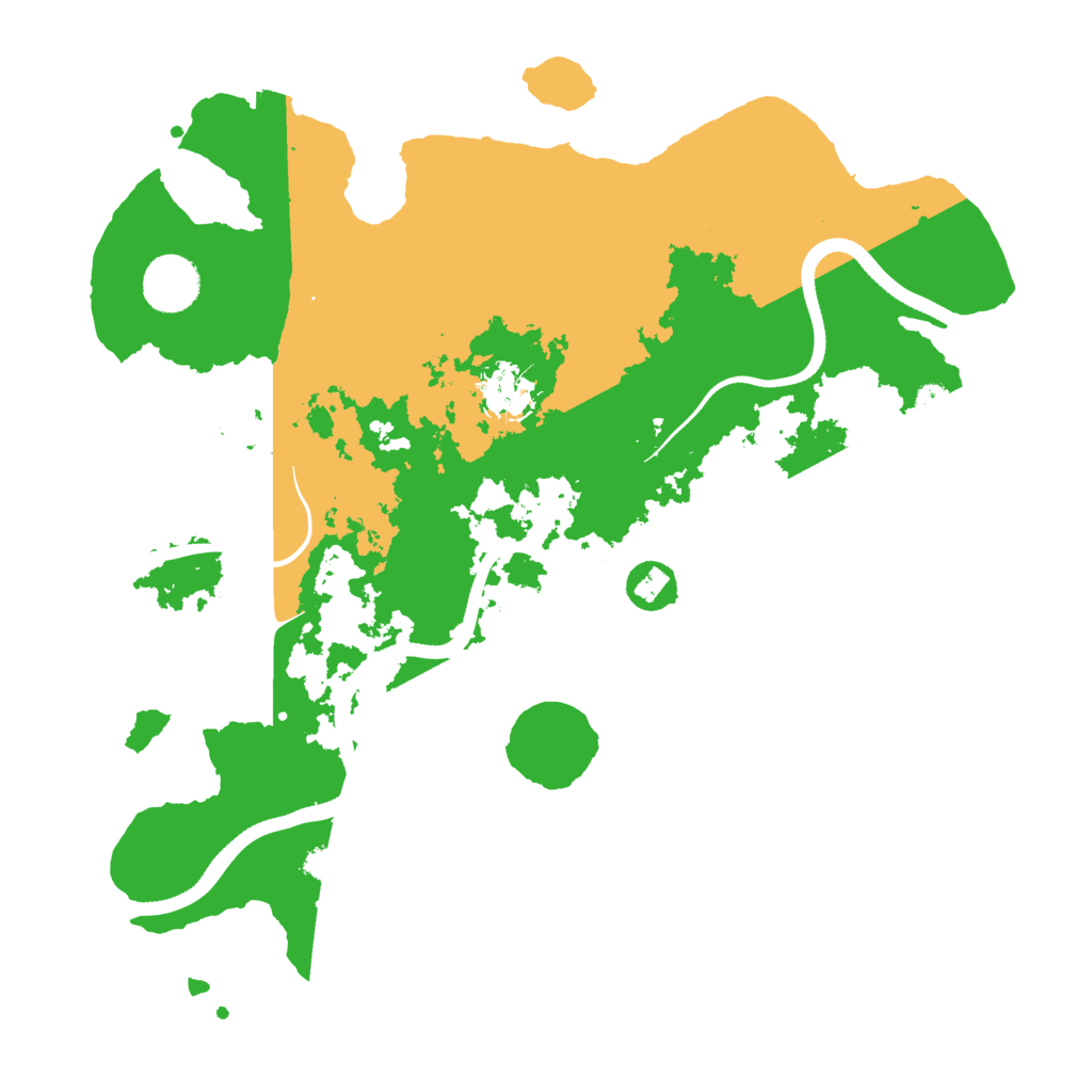 Biome Rust Map: Procedural Map, Size: 3500, Seed: 1074008779