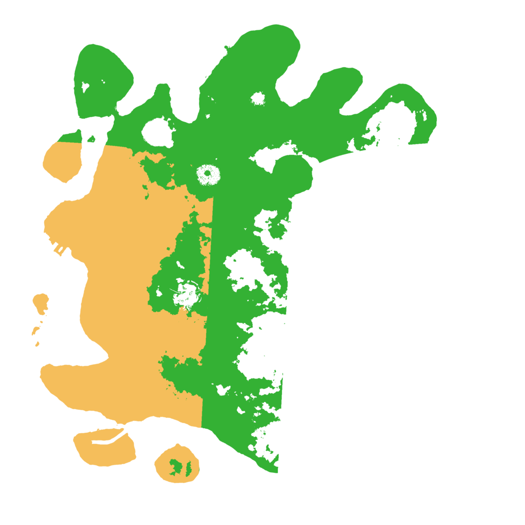 Biome Rust Map: Procedural Map, Size: 3500, Seed: 837378506