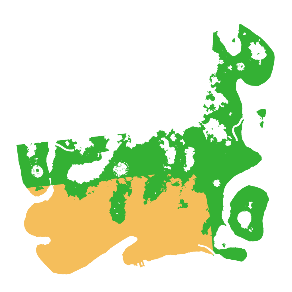 Biome Rust Map: Procedural Map, Size: 3700, Seed: 1633695465