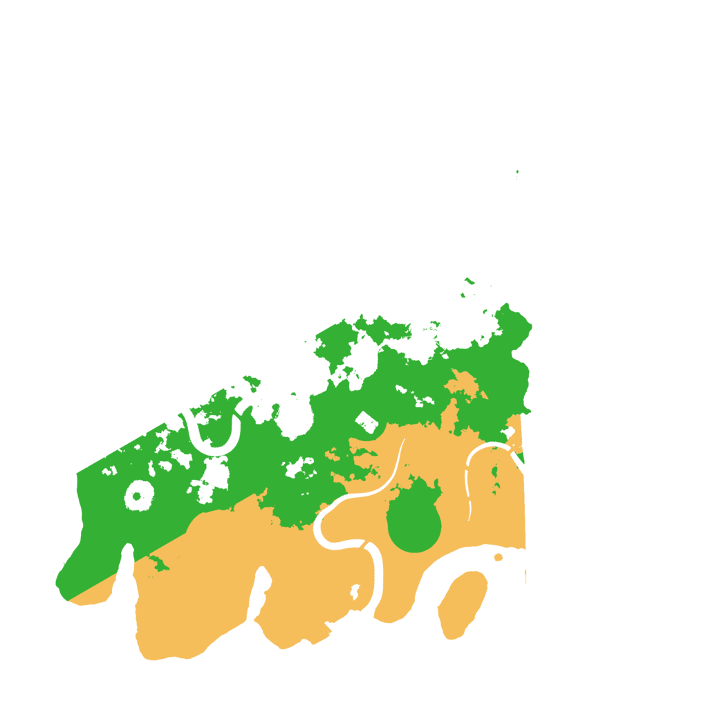 Biome Rust Map: Procedural Map, Size: 3500, Seed: 870770769