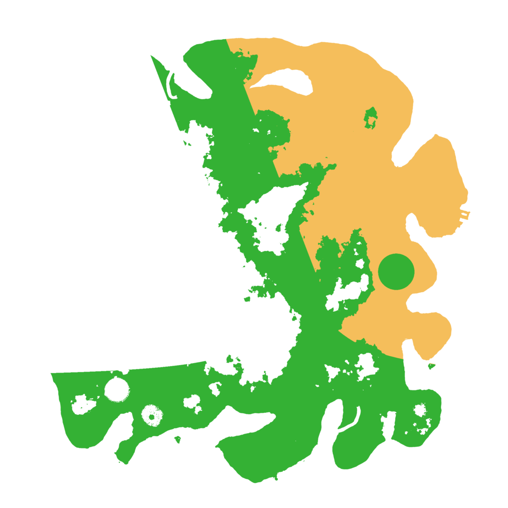 Biome Rust Map: Procedural Map, Size: 3700, Seed: 456086426