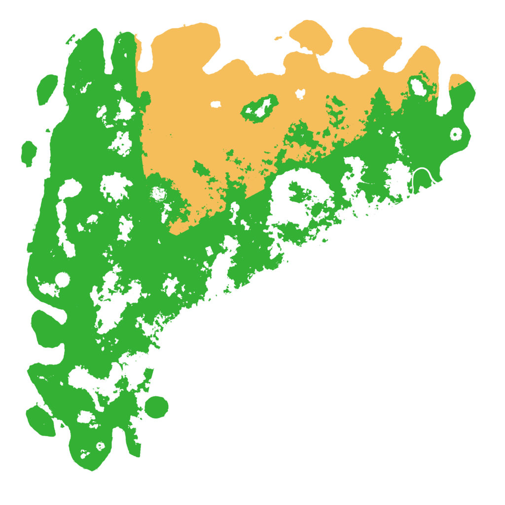Biome Rust Map: Procedural Map, Size: 6000, Seed: 2086201
