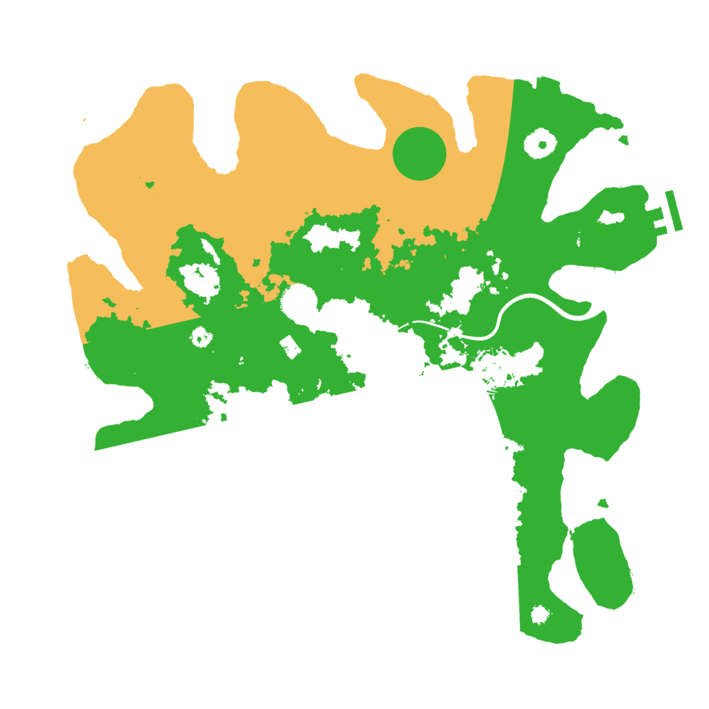 Biome Rust Map: Procedural Map, Size: 3500, Seed: 289631805