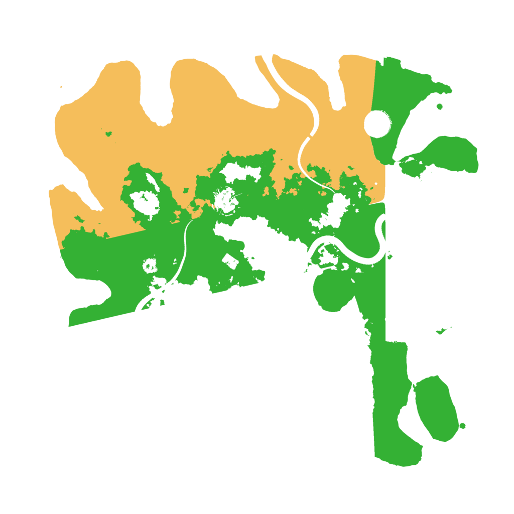 Biome Rust Map: Procedural Map, Size: 3500, Seed: 289631805