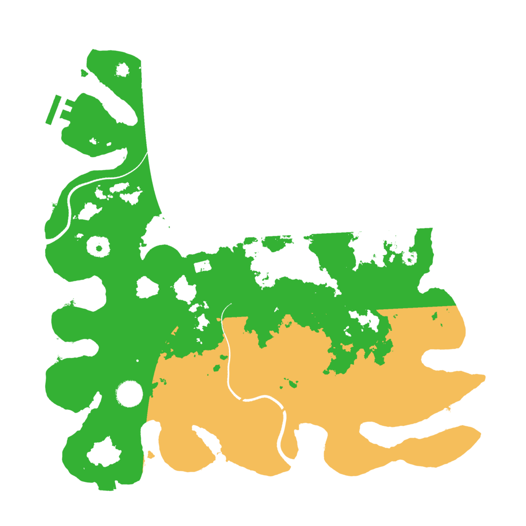 Biome Rust Map: Procedural Map, Size: 3500, Seed: 159439610