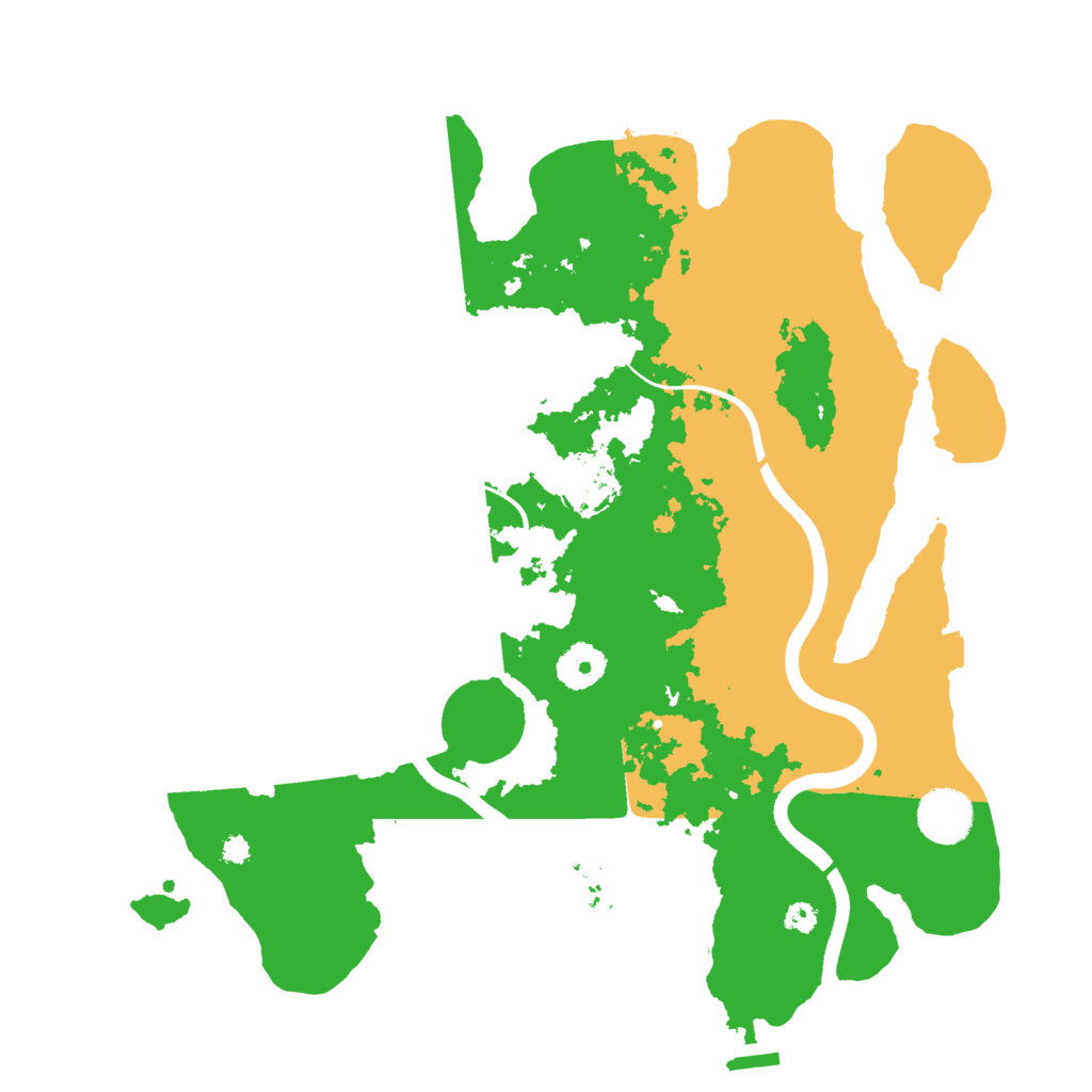 Biome Rust Map: Procedural Map, Size: 3500, Seed: 578010949