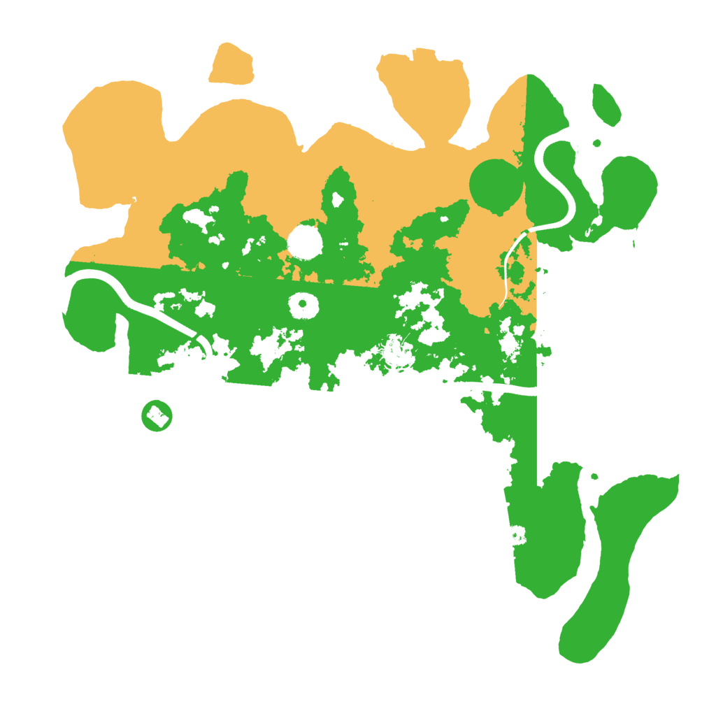 Biome Rust Map: Procedural Map, Size: 3700, Seed: 10069692