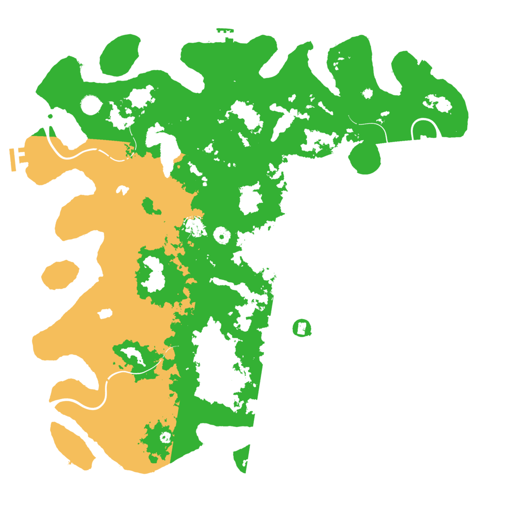 Biome Rust Map: Procedural Map, Size: 4500, Seed: 1912792941