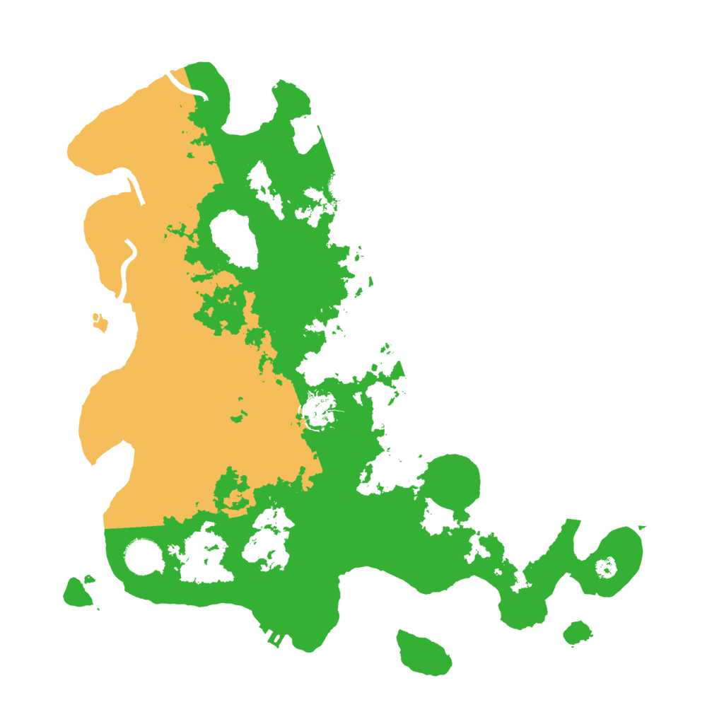 Biome Rust Map: Procedural Map, Size: 3500, Seed: 1030496582