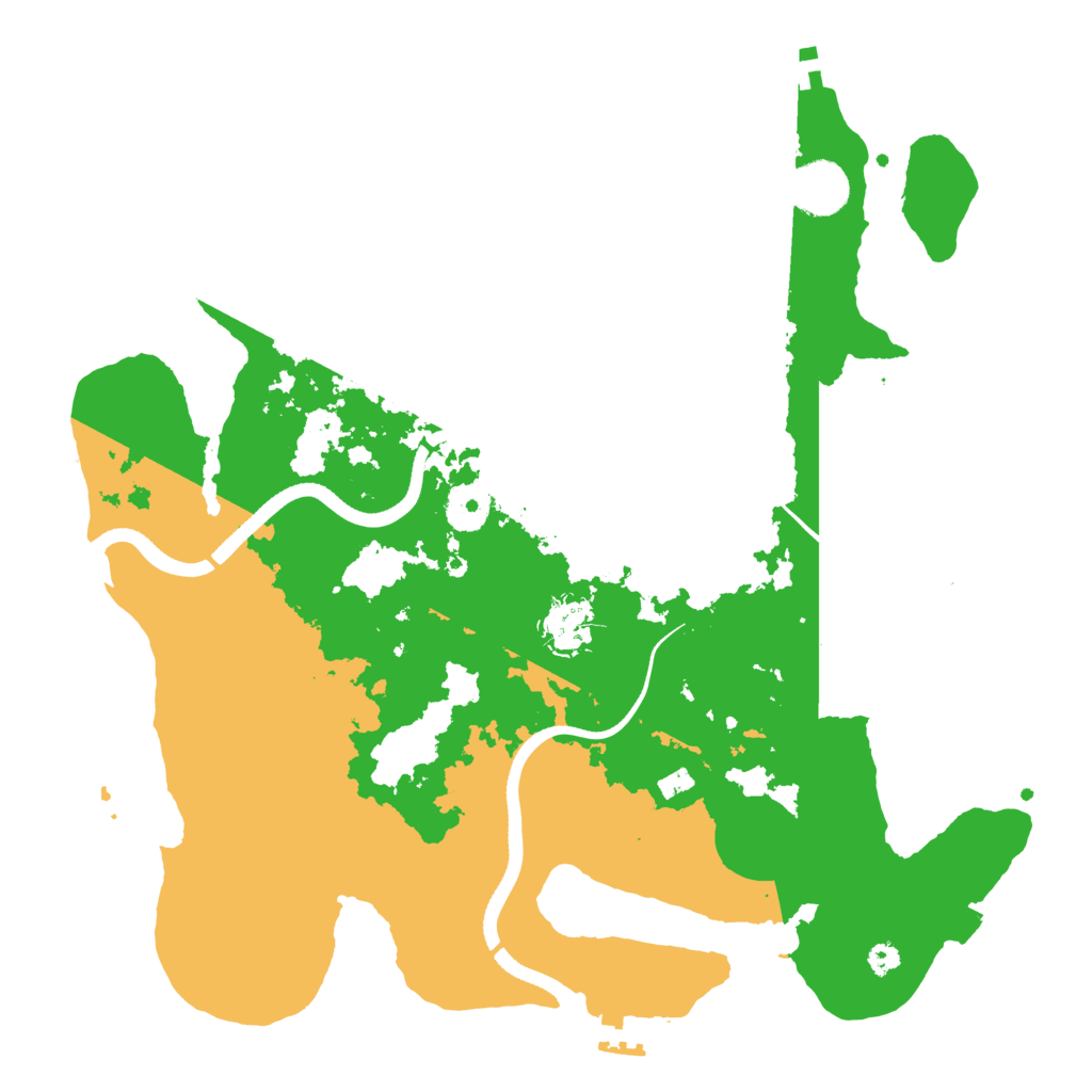 Biome Rust Map: Procedural Map, Size: 3500, Seed: 1962250177