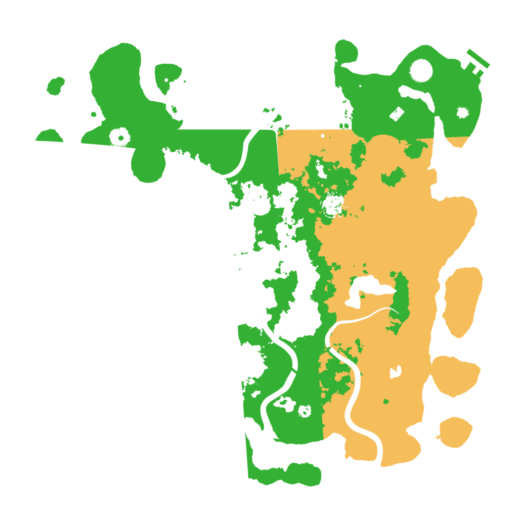 Biome Rust Map: Procedural Map, Size: 4000, Seed: 16506447