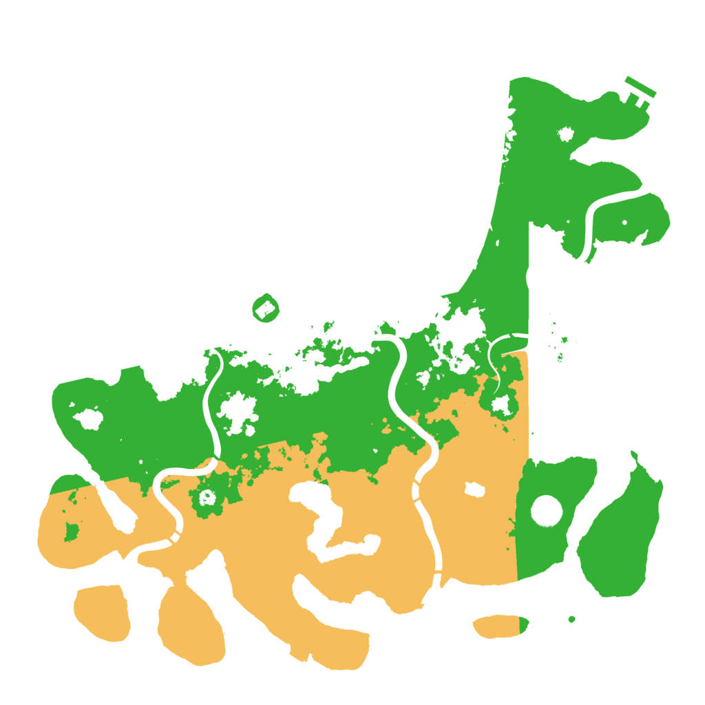 Biome Rust Map: Procedural Map, Size: 4250, Seed: 802253