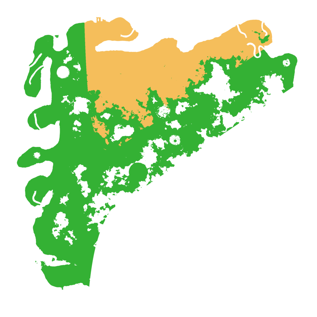 Biome Rust Map: Procedural Map, Size: 4500, Seed: 122283265