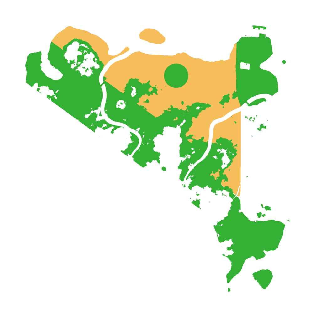 Biome Rust Map: Procedural Map, Size: 3500, Seed: 326724589