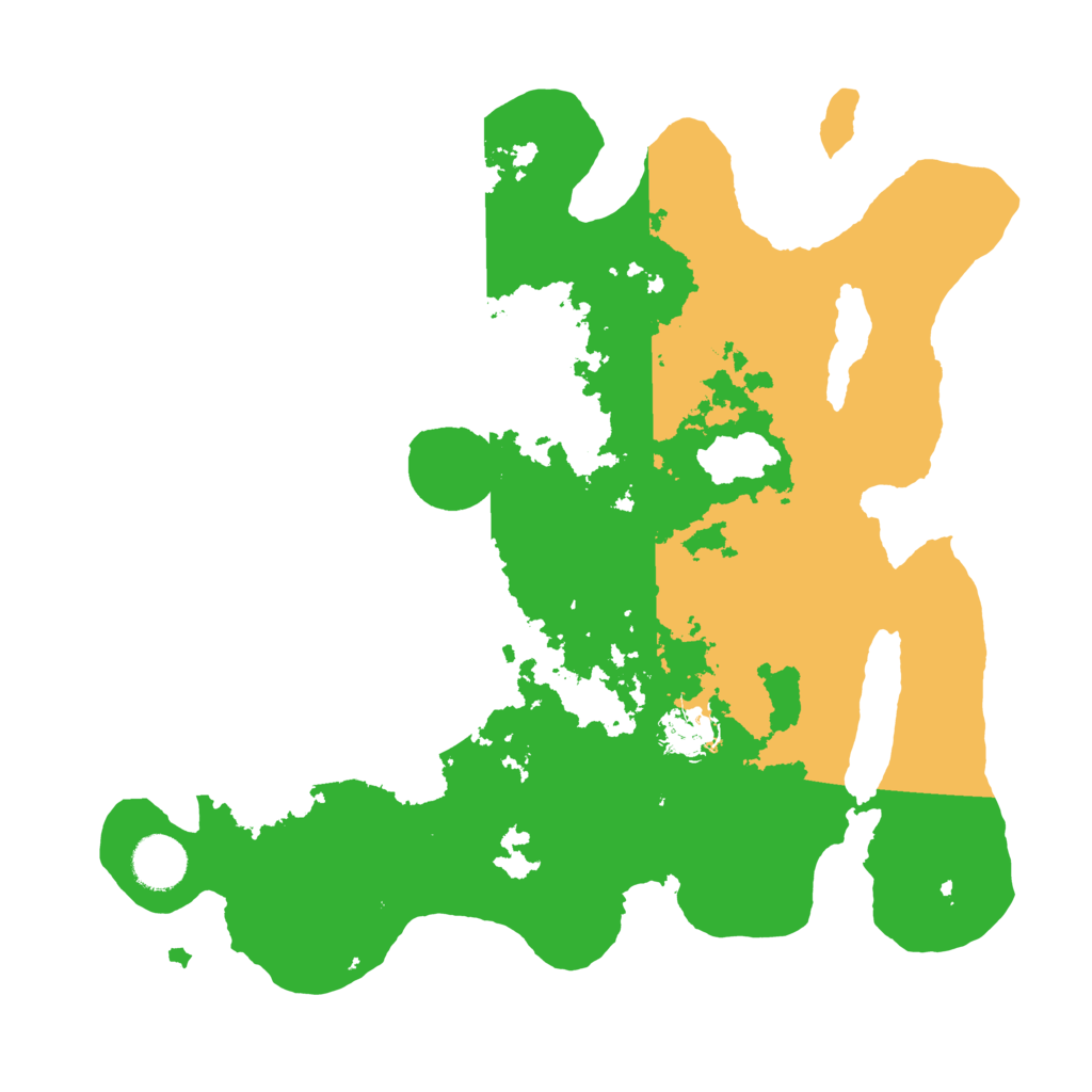 Biome Rust Map: Barren, Size: 3500, Seed: 855071653