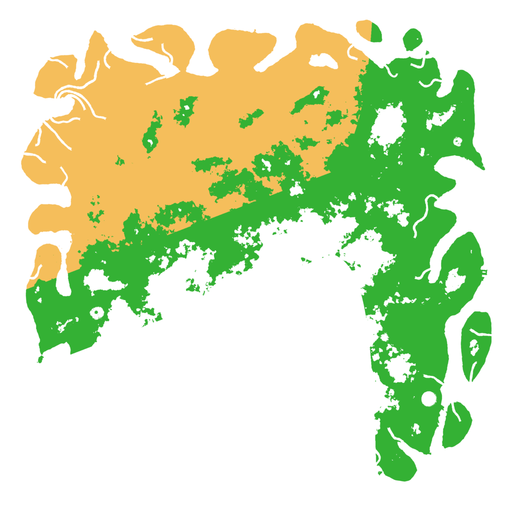 Biome Rust Map: Procedural Map, Size: 6000, Seed: 109330441
