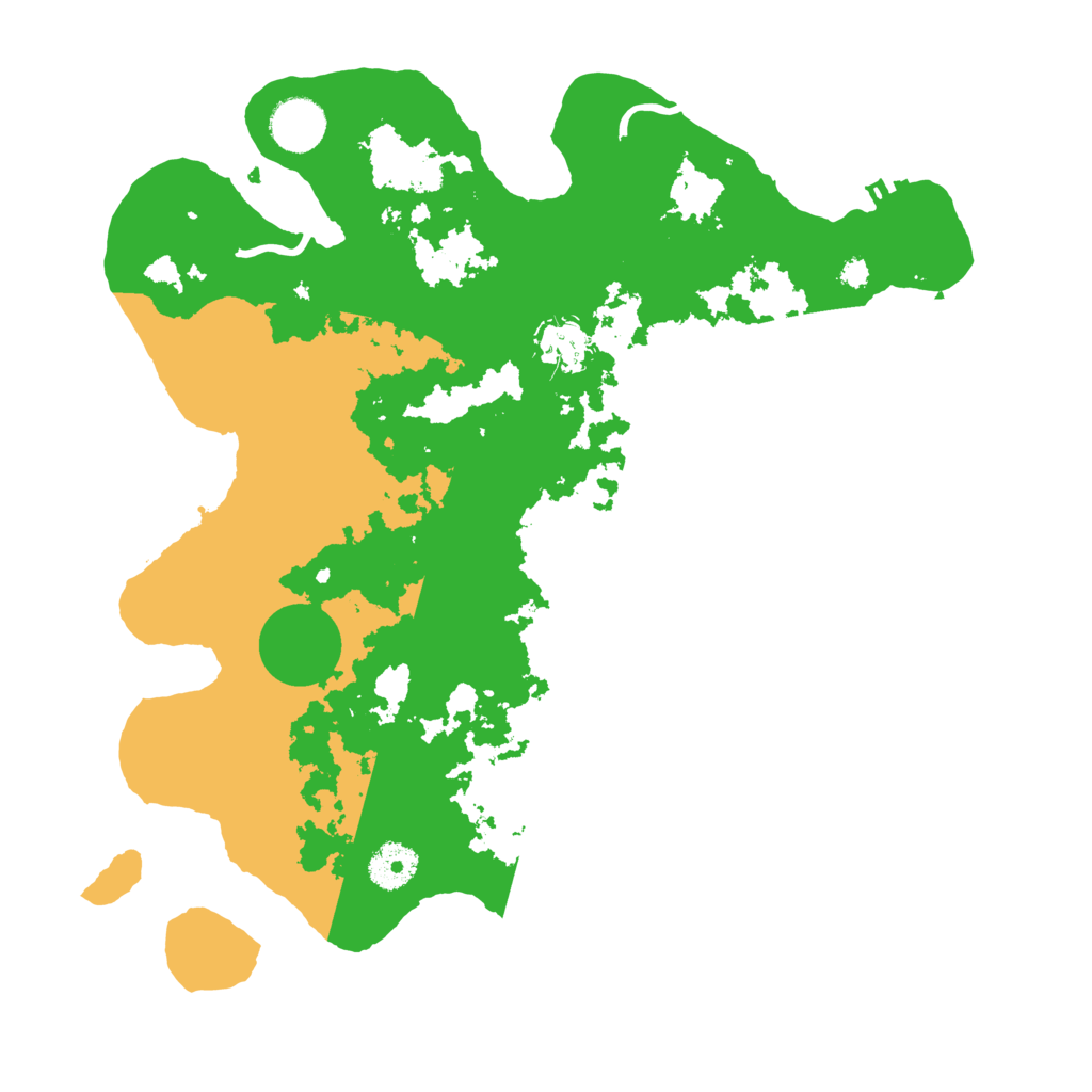 Biome Rust Map: Procedural Map, Size: 3500, Seed: 1655132677