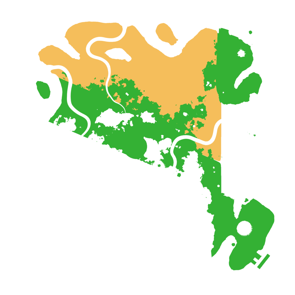 Biome Rust Map: Procedural Map, Size: 3500, Seed: 693263430
