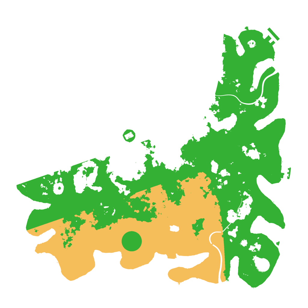 Biome Rust Map: Procedural Map, Size: 4050, Seed: 1129946556