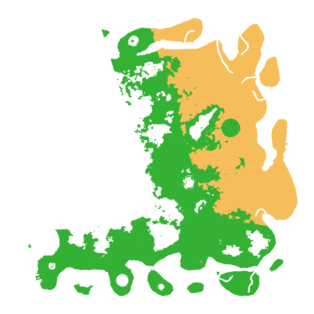 Biome Rust Map: Procedural Map, Size: 4500, Seed: 45531004