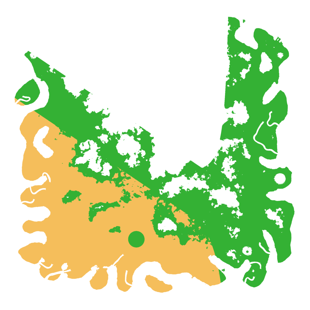 Biome Rust Map: Procedural Map, Size: 5000, Seed: 648259