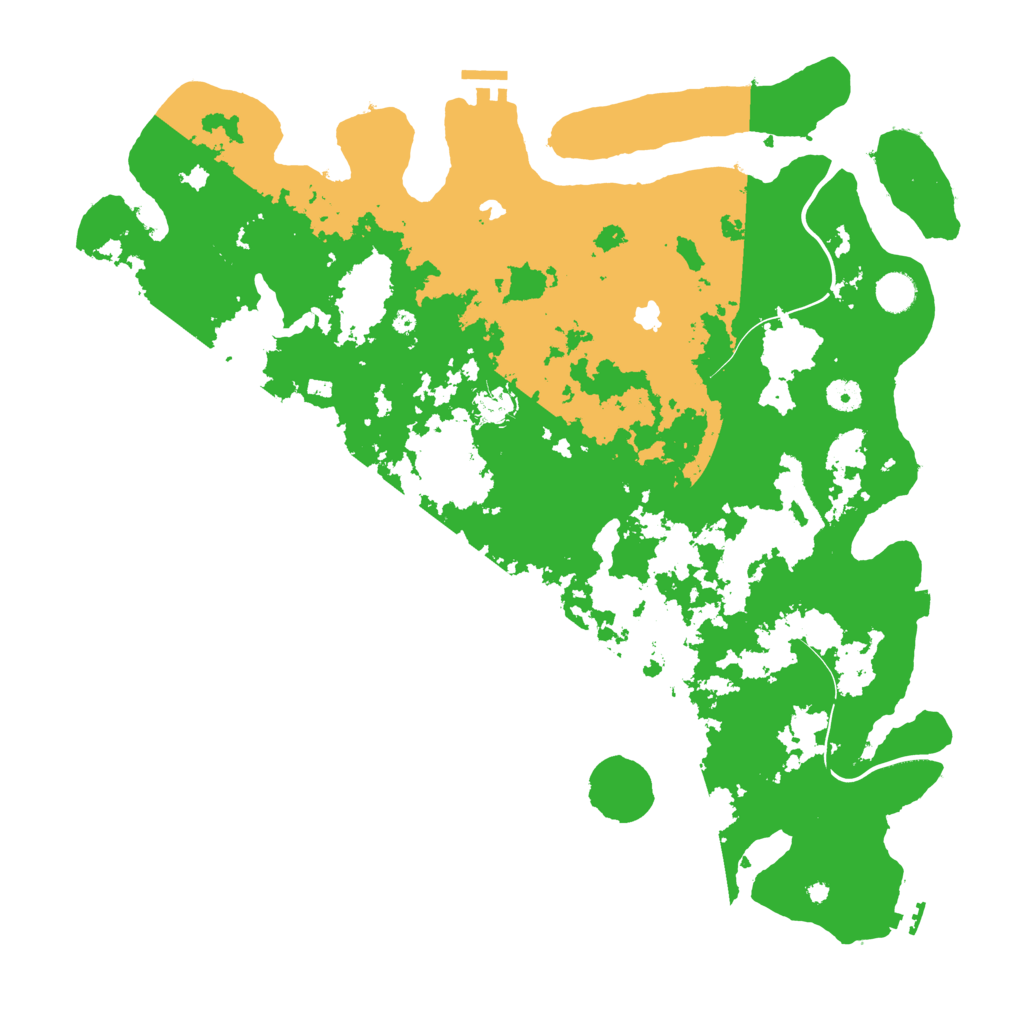 Biome Rust Map: Procedural Map, Size: 4500, Seed: 907351282