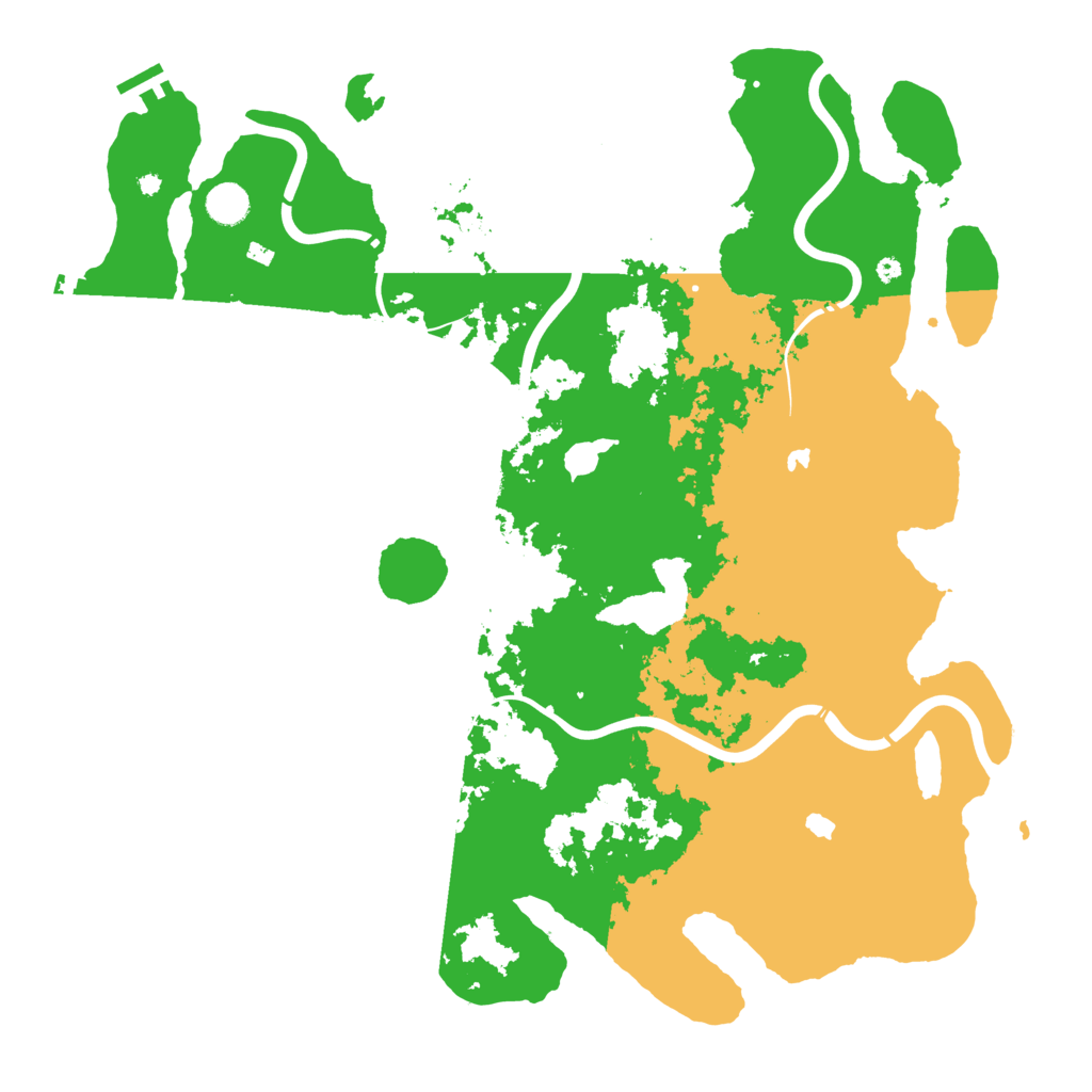 Biome Rust Map: Procedural Map, Size: 4500, Seed: 6475926