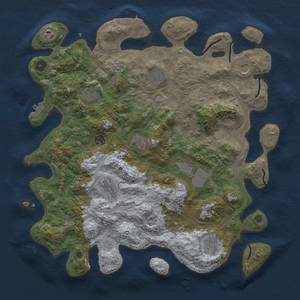 Thumbnail Rust Map: Procedural Map, Size: 4250, Seed: 1008987601, 19 Monuments